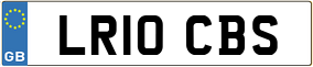 Truck License Plate